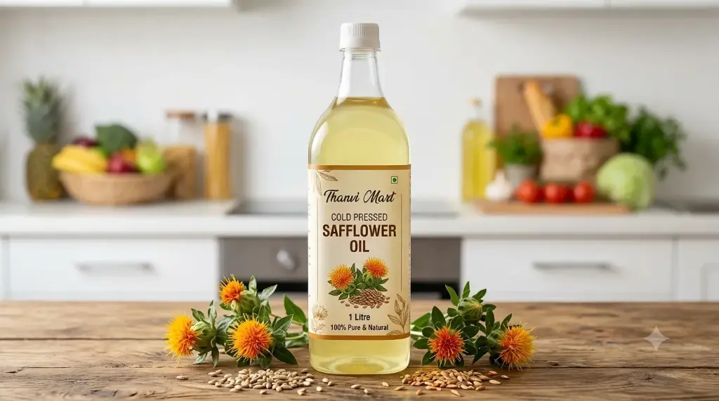 Cold pressed safflower oil 1ltr